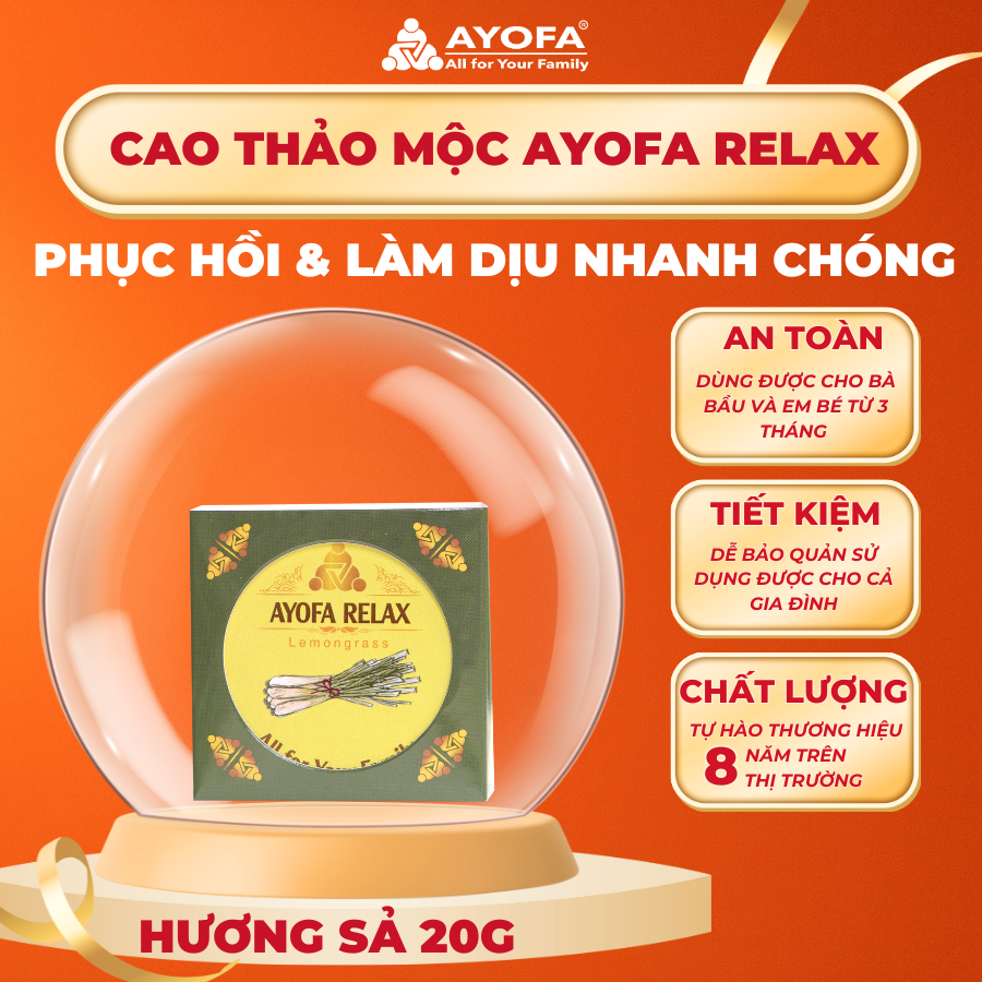 AYOFA RELAX LEMONGRASS (Sả - 20g)