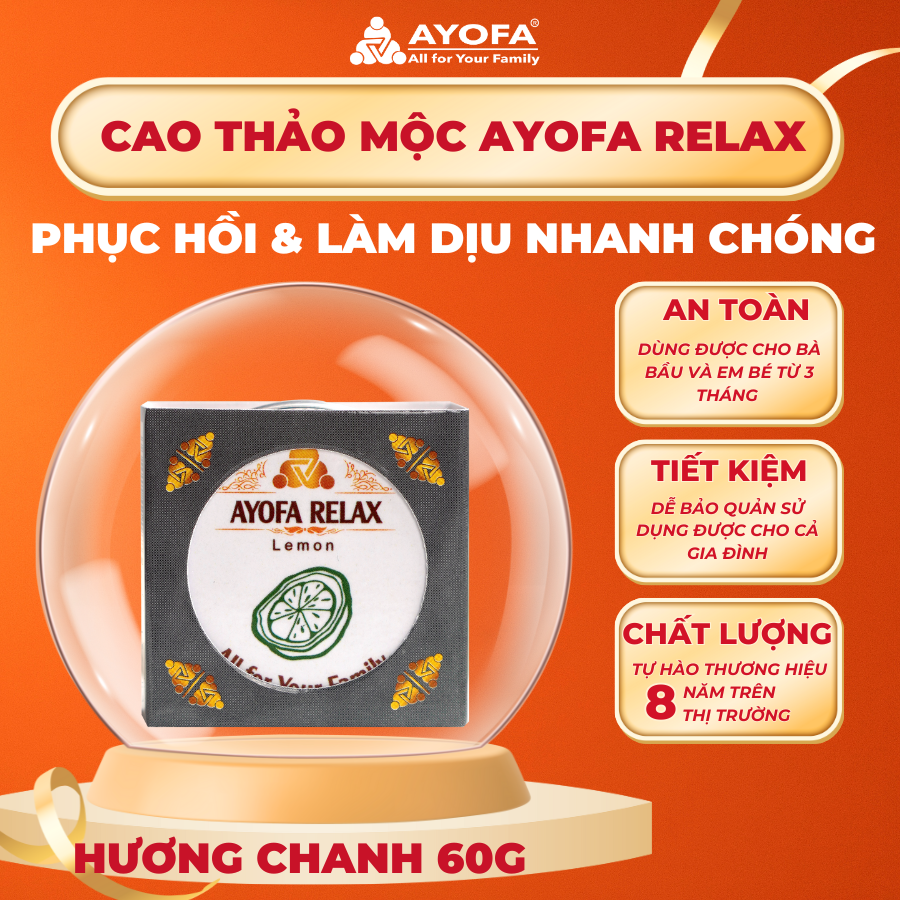 AYOFA RELAX LEMON (Chanh - 60g)