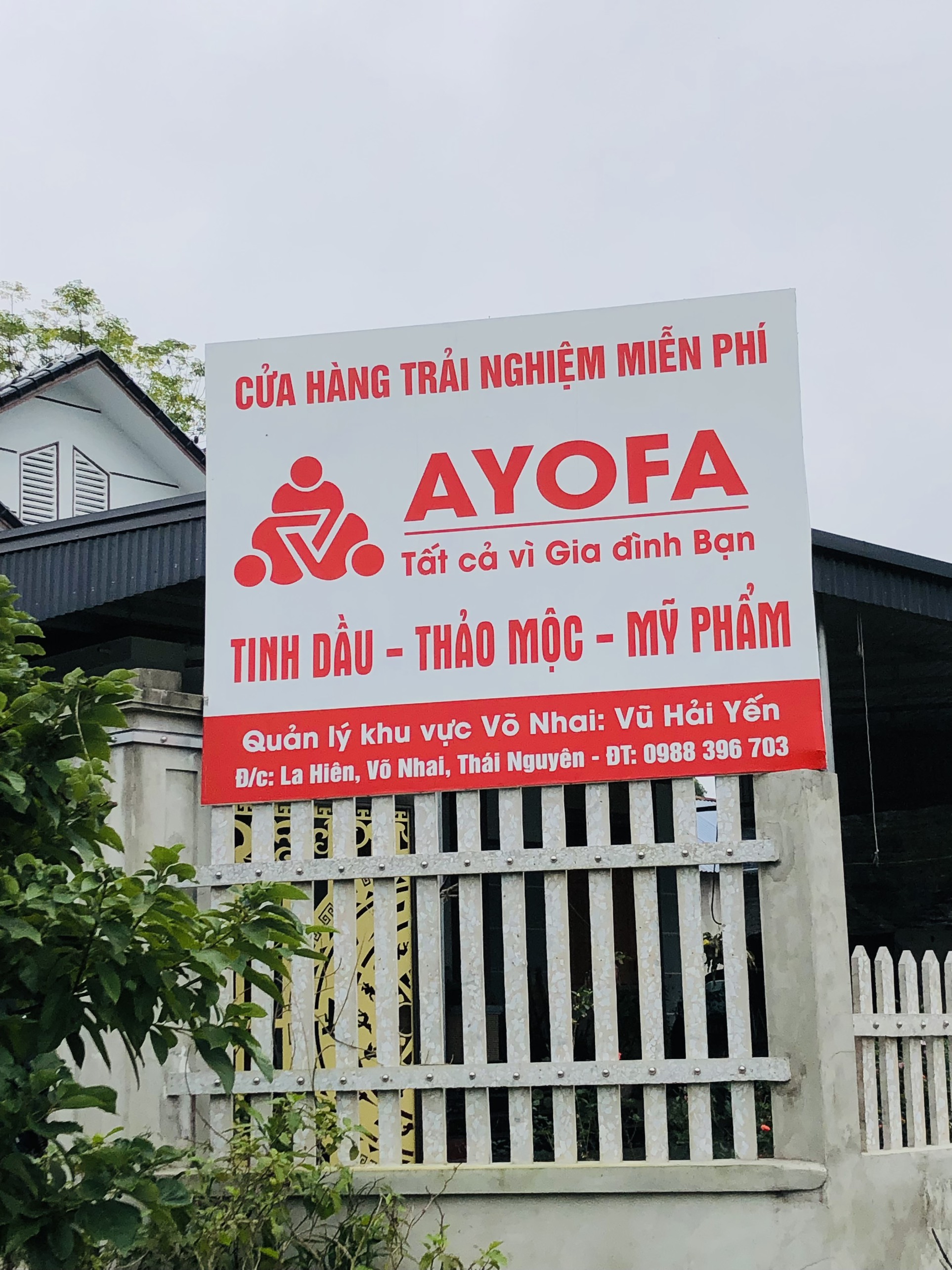 AYOFA DƯỠNG SINH TRỊ LIỆU - CHĂM SÓC SỨC KHỎE GIA ĐÌNH VÕ NHAI THÁI NGUYÊN