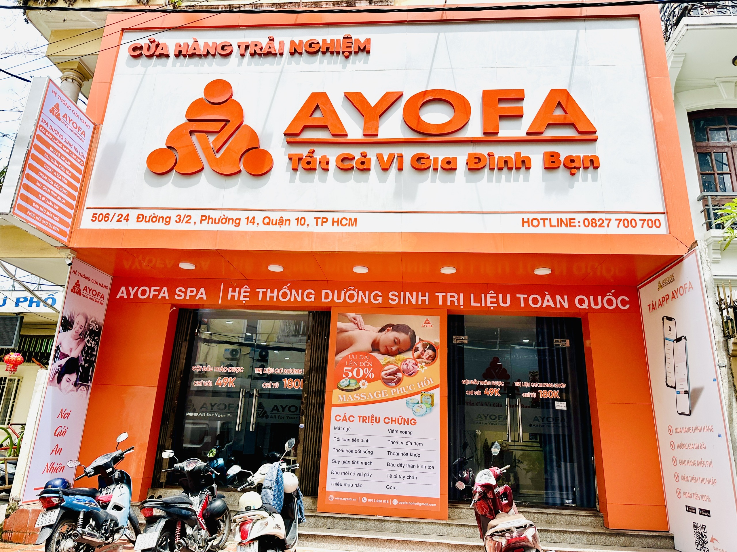 AYOFA SPA TRỊ LIỆU CƠ XƯƠNG KHỚP QUẬN 10